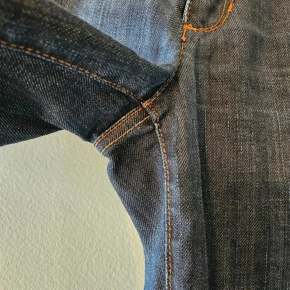 Joe's Jeans Anthropologie Honey Fit Low Rise Dark Denim Hale Wash Bootcut Sz 26. - Picture 11 of 16